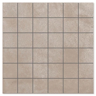 Mosaik Klinker <strong>Alvar</strong>  Raw Taupe Mat 30x30 cm