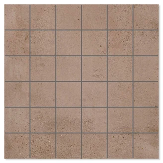 Mosaik Klinker <strong>Alvar</strong>  Raw Brun Mat 30x30 cm