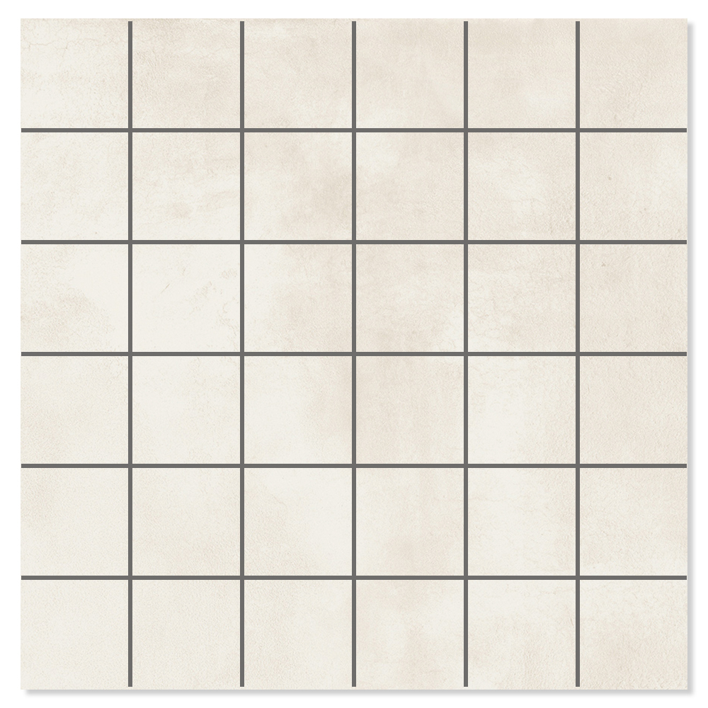 Mosaik Klinker Delicate Raw Beige Mat 30x30 cm