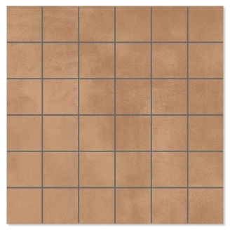 Mosaik Klinker <strong>Delicate</strong>  Raw Orange Mat 30x30 cm