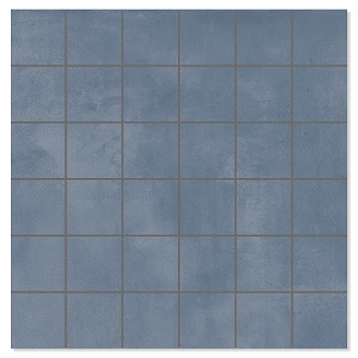 Mosaik Klinker <strong>Delicate</strong>  Raw Blå Mat 30x30 cm