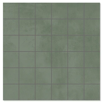 Mosaik Klinker <strong>Delicate</strong>  Raw Grøn Mat 30x30 cm
