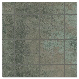 Mosaik Klinker <strong>Metalcraft</strong>  Raw Grøn Mat 30x30 cm