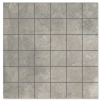Mosaik Klinker <strong>Metalcraft</strong>  Raw Sølv Mat 30x30 cm