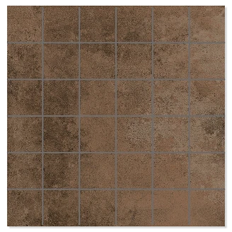 Mosaik Klinker <strong>Metalcraft</strong>  Raw Bronze Mat 30x30 cm