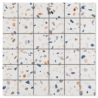 Mosaik Klinker <strong>Frammenti</strong>  Raw Flerfarvet Mat 30x30 cm