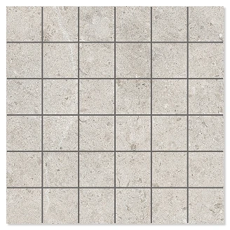 Mosaik Klinker <strong>Kalksten Sand</strong>  Raw Grå Mat 30x30 cm