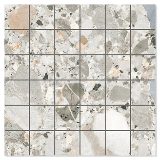 Mosaik Klinker <strong>Terrazzo Premio</strong>  Raw Flerfarvet Mat 30x30 cm