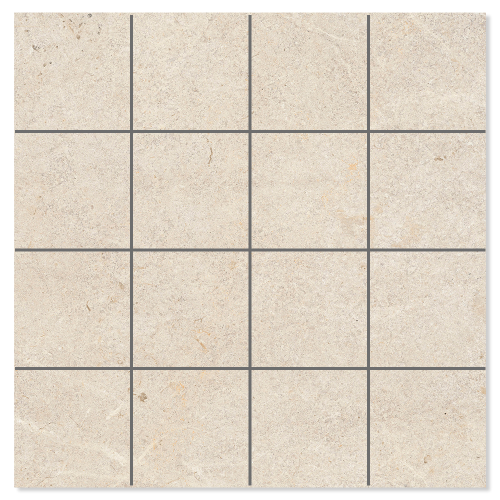 Mosaik Klinker Terva Raw Beige Mat 30x30 cm