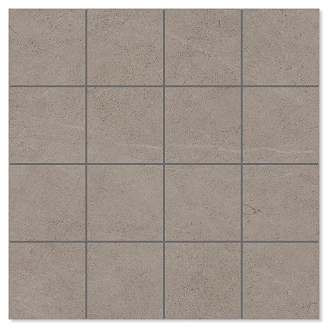 Mosaik Klinker <strong>Terva</strong>  Raw Gråbeige Mat 30x30 cm