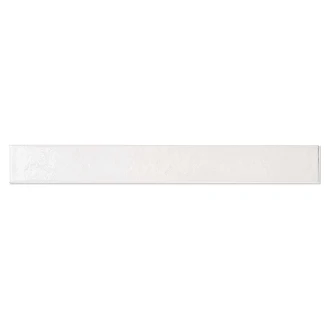 Klinker <strong>Materia Pissano</strong>  Hvid Blank 5x40 cm