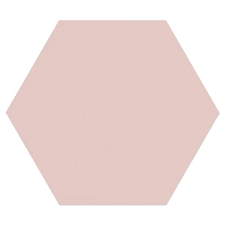 Hexagon Klinker <strong>Sekel</strong>  Rosa Mat 15x17 cm