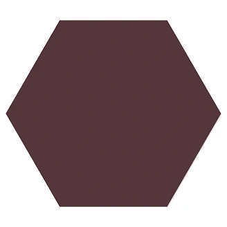 Hexagon Klinker <strong>Sekel</strong>  Læderbrun Mat 15x17 cm