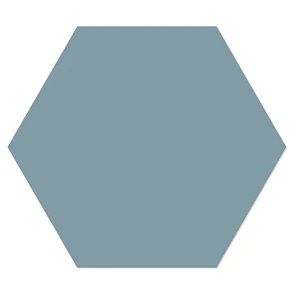 Hexagon Klinker <strong>Sekel</strong>  Blå Mat 15x17 cm