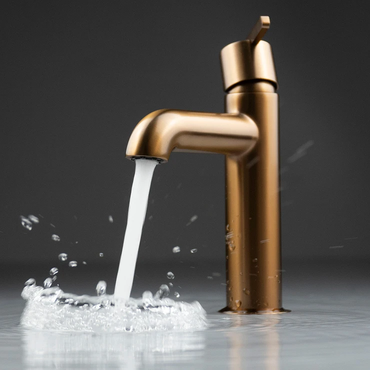 Håndvaskarmatur Silia Bronze Mat