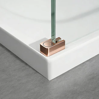 Brusevæg Otti Bronze Mat 8 mm 80x210 cm Mat Glas