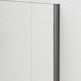 Brusevæg Otti Grafitgrå Mat 8 mm 80x210 cm Mat Glas