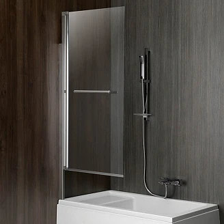 Foldbar Badekarsvæg <strong>Sanna</strong>  Krom Blank 70 cm