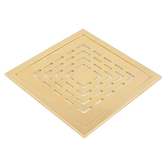 Afløbsrist Milano Lux Messing Mat