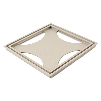 Afløbsrist <strong>Tile In Frame</strong>  200 Sandsten Mat
