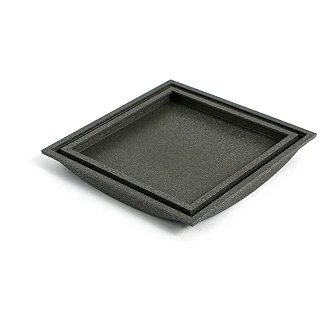 Afløbsrist <strong>Tile In Frame</strong>  147 Mørk Granit Mat