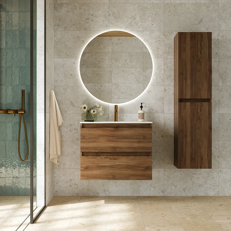 Højskab Blisse Valnød Mat 140 cm