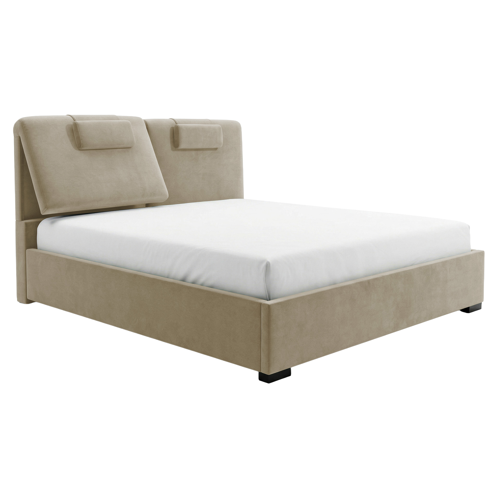 Sengestel Sorrel Beige med Opbevaring 140x200 cm