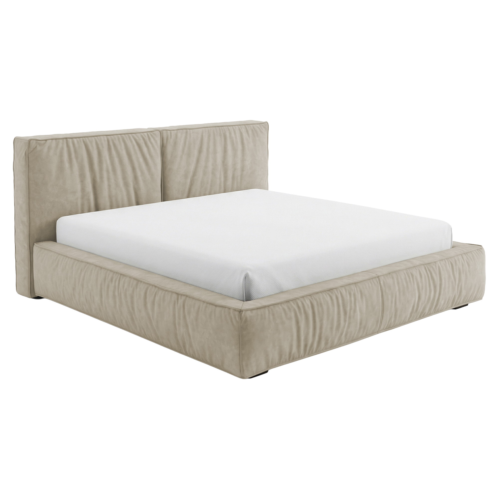 Sengestel Belvaro Beige uden Opbevaring 160x200 cm
