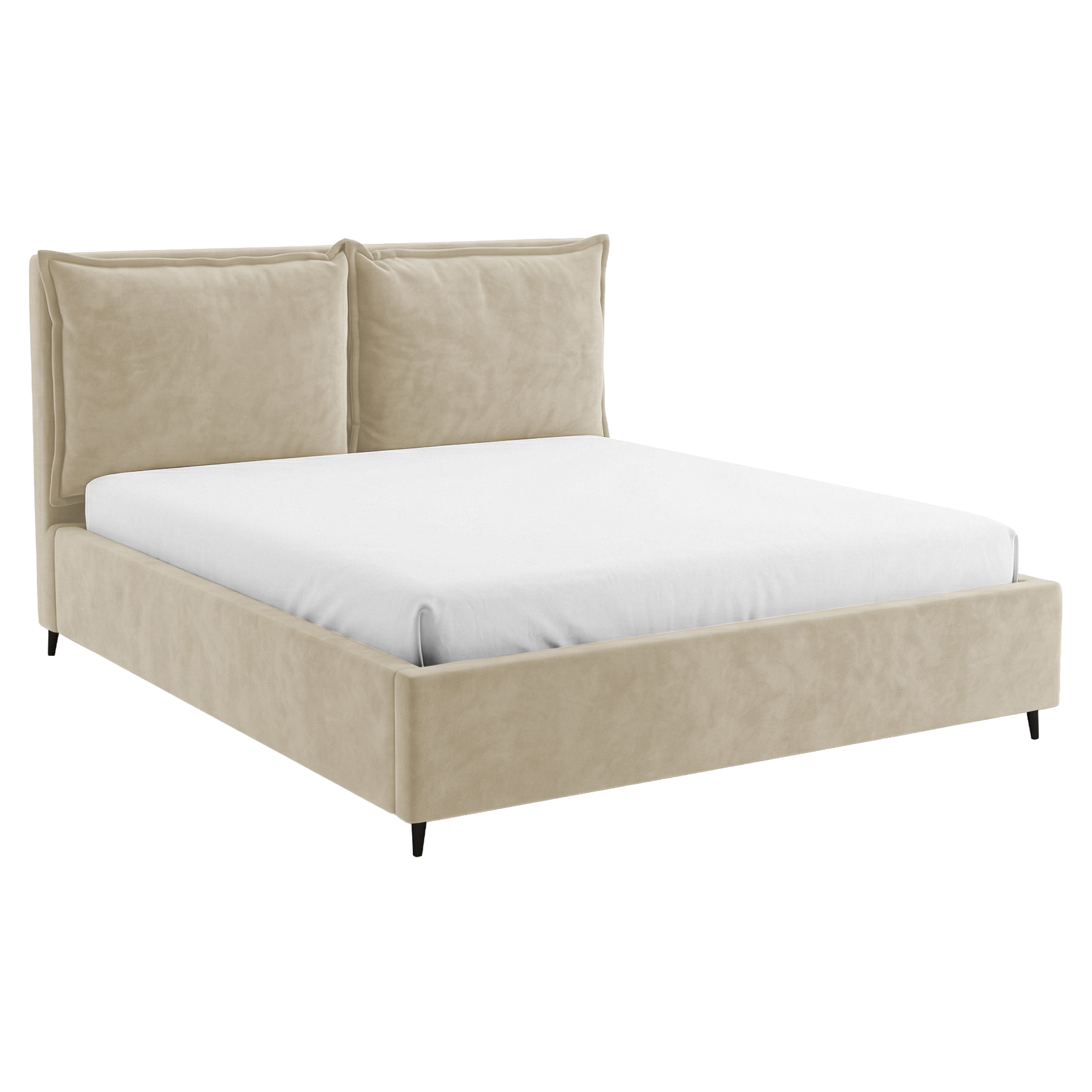 Sengestel Clarmont Beige uden Opbevaring 140x200 cm