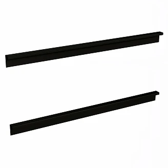 Underskab Luna Oliv 80 cm med Cosentino Sort Bordplade, Højskab, Spejl, Vask, Håndvaskarmatur & Bundventil