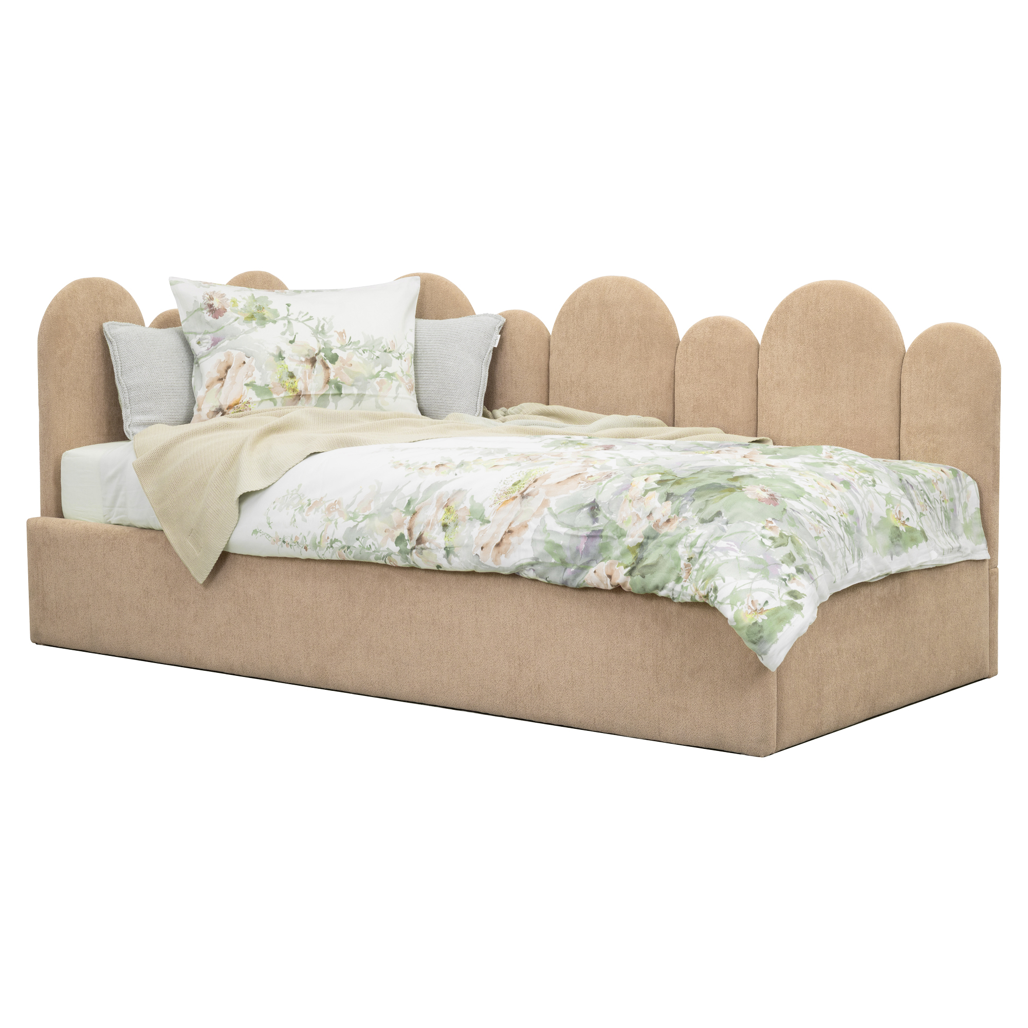 Sengestel Florio Beige uden Opbevaring 120x200 cm