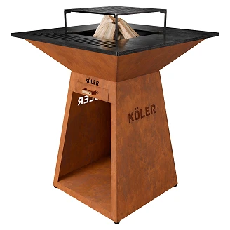 Köler Ildsted <strong>Herd</strong>  X4 Corten 56x54x109 cm