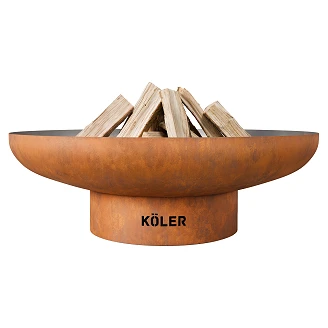 Köler Bålskål Herd F2 Corten 90x90x30 cm