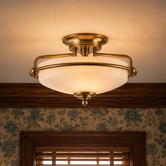 Quoizel Loftlampe <strong>Griffin</strong>  Guld Ø 42 cm