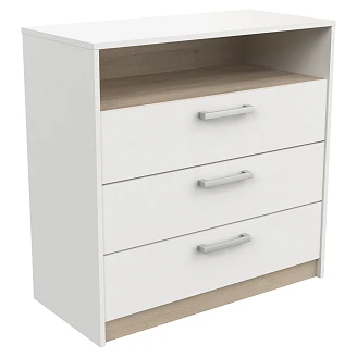 Skænk <strong>Welton</strong>  Hvid, Kronberg Eg 83x40 cm