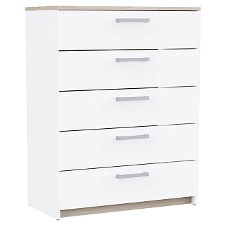 Kommode <strong>Welton</strong>  Hvid, Kronberg Eg 80x41 cm
