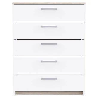 Kommode <strong>Welton</strong>  Hvid, Kronberg Eg 80x41 cm