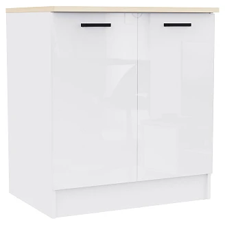 Underskab <strong>Bianza</strong>  Hvid, Vicenza Eg, 2 Låger 80x60 cm