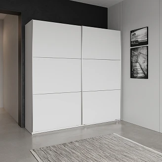 Garderobeskab <strong>Almara</strong>  Hvid 220x60 cm