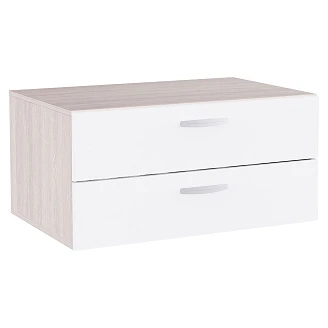 Kommode <strong>Noxo</strong>  Hvid, Shannon Eg, 3 Låger 79x51 cm