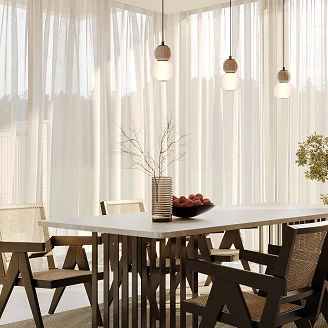Hængende Lampe Sveg Svart, Beige