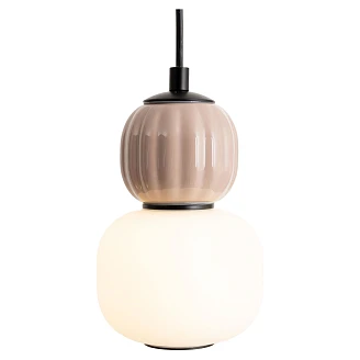 Hängande Lampa <strong>Sveg</strong>  Svart, Beige