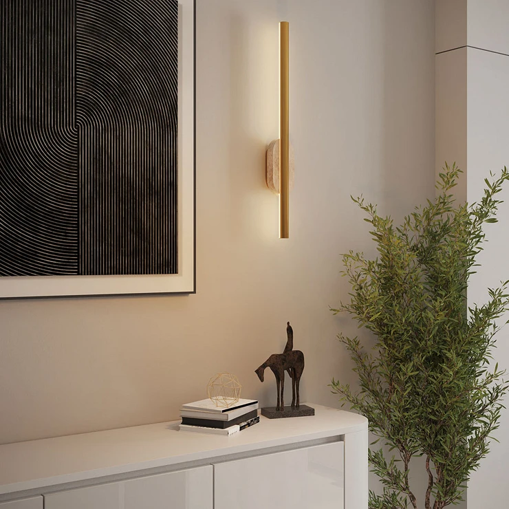Vägglampa Grytnäs Guld