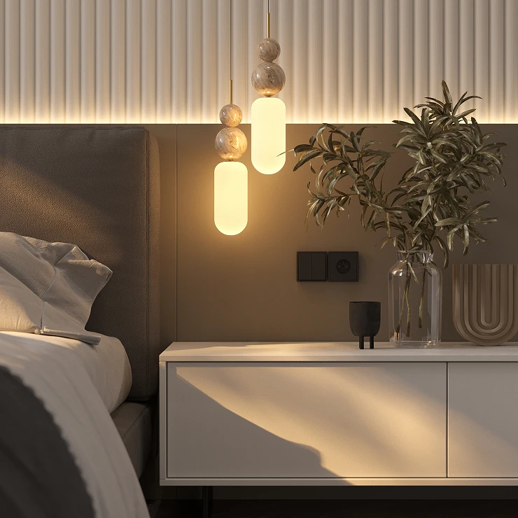 Hängande Lampa Tobo Guld