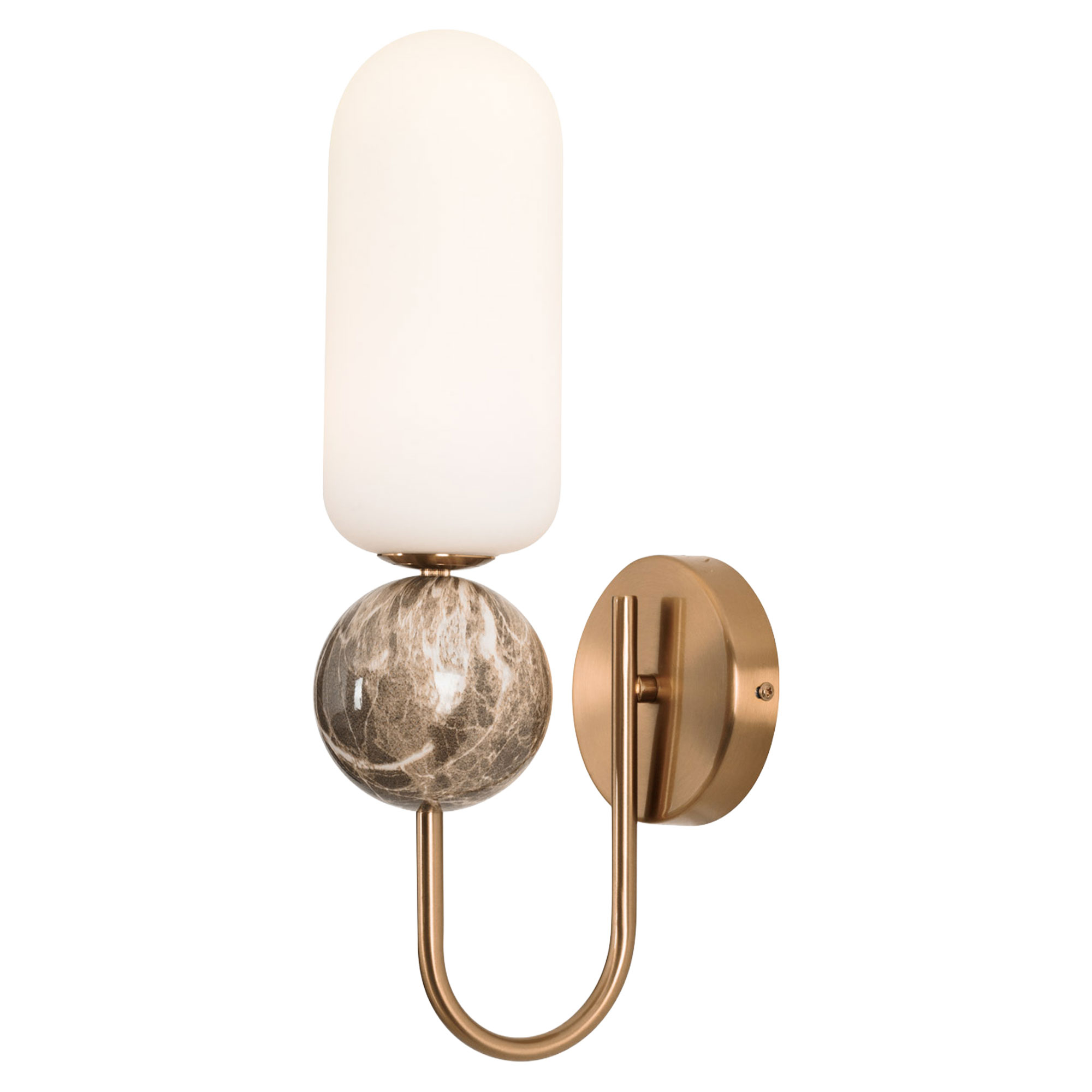 Vägglampa Tobo Polerat Guld