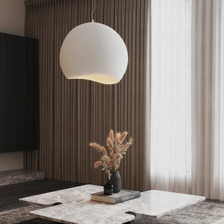 Hängande Lampa Skene Vit 48 cm