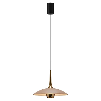 Hängande Lampa <strong>Rimbo</strong>  Beige, Guld