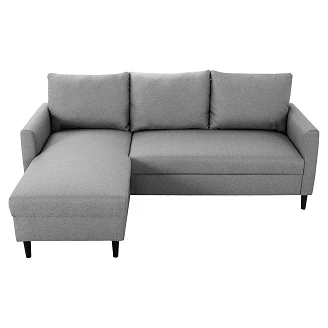 Hjørnesofa <strong>Vindre</strong>  Malmö Musgrå med Vendbar 192 cm
