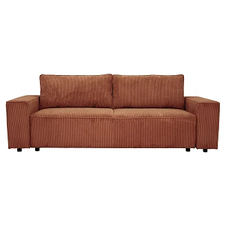 Sovesofa <strong>Velmi</strong>  Lincoln Terrakotta med Opbevaring 239 cm