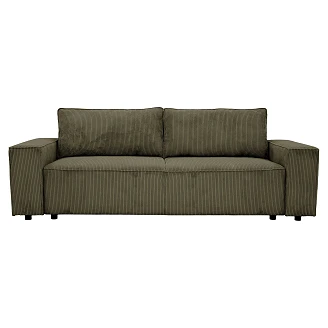 Sovesofa <strong>Velmi</strong>  Lincoln Khakigrøn med Opbevaring 239 cm